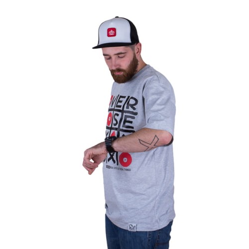 T-shirt DJ'S Wear Overdose Grey
