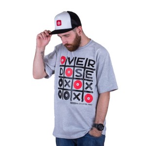 T-shirt DJ'S Wear Overdose Grey