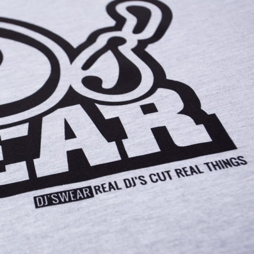 T-shirt DJ'S Wear Logo Grey