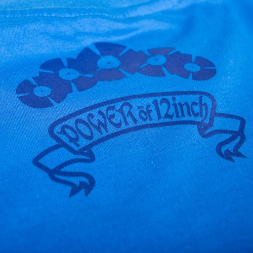 T-shirt DJ'S Wear Power Of 12inch Blue