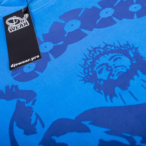 T-shirt DJ'S Wear Power Of 12inch Blue